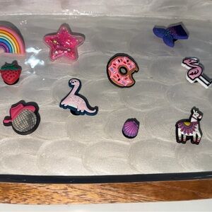 Colorful croc Charms Set